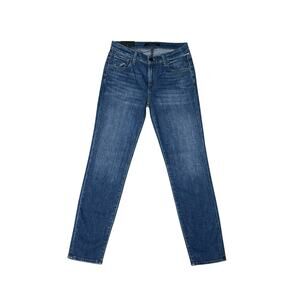 J Brand Johnny Mid Rise Boy Fit Jeans Size 23 Striker Denim Casual Streetwear